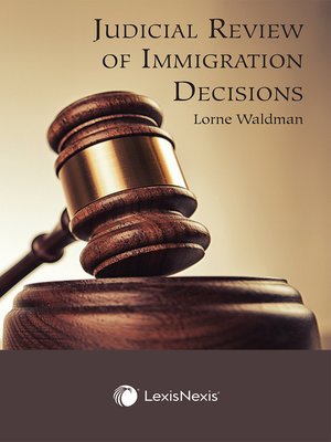 cover image of Judicial Review of Immigration Decisions